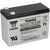 WSB Yuasa REC10-12 - Batteria al piombo 12 V, 10 Ah, 6,3 mm, Faston estremamente resistente ai cicli, compatibile WP10-12SE MP10-12S MP10-12C