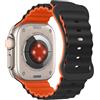 Aizgalxor Cinturino in Ocean Compatibile con Apple Watch Ultra 49mm 46mm 45mm 44mm 42mm(Series 3/2/1), Cinturini di ricambio Compatibile con iWatch Ultra 3/2/1 Series 11/10/9/8/7/6/5/4/3/2/1/SE