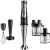 Braun MultiQuick 9 - Frullatore a immersione, mixer, robot da cucina formato XL, tecnologia Active PowerDrive, ciotola multifunzione con capacità di 0,6 L, 1200 W, MQ9187XLI, nero