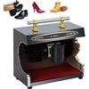 Generic Lucidatrice automatica per scarpe a induzione, 1400 giri/min, lucidatrice elettrica con manico, per uso domestico e commerciale, ideale per hall di hotel e scarpe in pelle