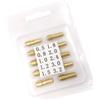 Beavorty 20 Pezzi Mandrino Autoserrante in Ottone Oro da 4, 8mm per