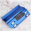Generic Smussatrice per Piastrelle con 24 Ruote in Nylon (Blu)