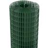 Bricozone Rete Metallica Per Recinzioni Rotolo 25 M Zincata Plastificata Elettrosaldata Rigida Per Spazi Esterni Giardino Orto Piante (150 Cm)
