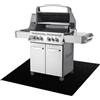 rugsx TRIUMPH Tappeto di protezione per barbecue terrazza nero 100x200 cm