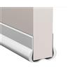 Qsvbeeqj Strisce insonorizzanti per porte, 1 rotolo in PVC, per sigillare fessure, portatili, per migliorare l'isolamento acustico nelle case