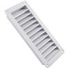 AERZETIX Griglia di ventilazione 75x175 mm da incasso in plastica ASA per interno e esterno/colore bianco