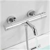 Auralum Miscelatore Doccia Termostatico Rubinetto Vasca da Bagno 2 Funzioni