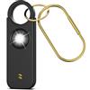 Brifit Allarme tascabile, allarme personale da 135 dB con torcia a LED, ricaricabile tramite USB, 2 modalità di allarme, può essere utilizzato come allarme per porta, autodifesa per donne, bambini,
