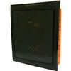 FAEG Centralino da incasso 24 moduli con cornice nera e portello fumè 315x365x80mm IP40 FAEG - FG14724