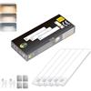 CLAR - Luce LED Sottopensile con Sensore di Movimento, Senza Fili e Ricaricabile, Luce Magnetica per Cucina e Armadio, 20 cm (Pack 5)
