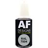 Alex Flittner Designs Penna per ritocchi RAL 7004 SIGNALGRAU lucido 20ml Penna di riparazione Acrilico Vernice per ritocchi Vernice di riparazione per legno metallo mobili bagno