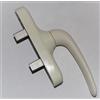 ilserramentista Maniglia Cremonese universale apertura interna per porte finestre in alluminio (avorio)