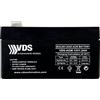 Dieffematic BATTERIA 12V 1,2 AH VDS 420/2 AUTOMAZIONE AUTOMATISMI ORIGINALE GARANZIA NUOVO