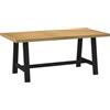 vidaXL Tavolo Pranzo NOAIN Gambe a Forma A 180x90x75 cm Legno Massello | Può ospitare comodamente fino a 6 persone, realizzato in legno di pino massello, aspetto rustico che si abbina a qualsiasi