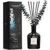 COCORRÍNA Diffusore Profumo Ambiente Black Forest, 200ml con 8 Bastoncini, Profumatore per Ambienti a Lunga Durata, Diffusore Elegante per Soggiorno, Camera, Bagno e Ufficio