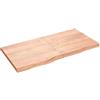 vidaXL Ripiano Muro Marrone 120x60x(2-4) cm Massello Rovere Trattato