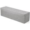 Velora Home&Living VELORA H&L Cassapanca Contenitore 45 x 160 cm Grigio chiaro - Grande Panca Imbottita in Tessuto con Vano Portaoggetti, Portata fino a 300 kg, per Camera da Letto e Soggiorno