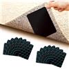 Quorumsg 16 Pzi Antiscivolo per Tappeti, 6×8cm Anti Arricciatura Lavabili