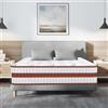 YIDATONG Materasso 90x190 cm, Certificato Oek-Tex, Ibrido Materasso Memory Foam e Molle Insacchettate, Anallergico e Antibatterico, Traspirante, Durevole, Ortopedico e Ergonomico 8 Zona Comfort, Altezza 26cm