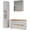 Vicco Set di mobili da bagno Marelle, Bianco/Rovere artigianale, 100 cm