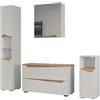 Vicco Set di mobili da bagno Marelle, Bianco/Rovere artigianale, 100 cm