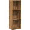 vidaXL Libreria Rovere Artigianale 40x30x114 cm in Legno Multistrato | Molto spazio per libri e piccoli oggetti, elegante ed elegante per qualsiasi stanza, risparmia spazio sul pavimento