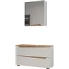 Vicco Set di mobili da bagno Marelle, Bianco/Rovere artigianale, 100 cm
