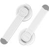 4our Kiddies Blocco WC per bambini (confezione da 2) per sicurezza dei bambini, serratura per sedile WC a prova di bambino con 2 pallet aggiuntivi per la maggior parte dei servizi igienici standard