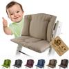 ninna-nanna by Bambiniwelt Rivestimento di ricambio per cuscino compatibile con Stokke Tripp Trapp | Set di cuscini riduttore per sedile, mod. 1 pezzo