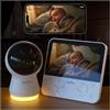 Boifun Baby Monitor 5.5'' Video Audio con Telecamera 4MP 360° Zoom 4X, WiFi, App controllo fuori casa, AI Intelligente, Audio Bidirezionale, Temperatura & Umidità, Luce Notturna, SD, Batteria 4000mAh