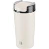 ZWILLING THERMO PLUS Tazza termica 480 ml, in acciaio inox, calda fino a 9 ore, a doppia parete, a prova di perdite, lavabile in lavastoviglie, crema