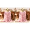Alyvisun 1Pack Runner Tavolo Rosa, 90x300cm (Confezione da 2)