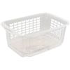 keeeper Cestino impilabile a rotazione, Formato M, 40 x 25 x 15 cm, Fritz, Nature/Trasparente