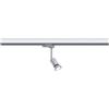 Paulmann 95527 Sistema su binari ProRail3 Faretto per binario Purell GU10 max. 10W 230V Argento, Cromato Sistemi su binari Binario a soffitto Metallo, Materiale plastico