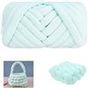 Moon Waves Gomitolo grosso per lavori a maglia e uncinetto per realizzare coperte e animali domestici (verde chiar