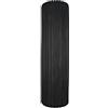 Casablanca modernes Design GILDE 56470 - Vaso Fjord opaco, struttura scanalata, altezza: 46 cm, profondità: 16 cm, diametro: 16 cm, colore: Nero opaco