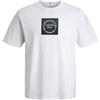 JACK & JONES Jorcatskills Square Branding Tee SS CN