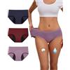 INNERSY Mutande Mestruali Flusso Abbondante, L, Viola, Blu Navy, Bordeaux