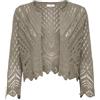 JDY Jdysun 3/4 Cropped Cardigan Knt Noos all'Uncinetto, Tinta Seppia, XS Donna