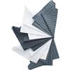 NEXT Uomini Confezione da 5 fazzoletti a fiori geometrici in 100% cotone Blu one size
