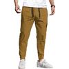 COOFANDY Pantaloni Casual Uomo Pantaloni Cargo Pantaloni da Jogging Pantaloni Lavoro con Tasche Marrone Chiaro M