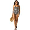 Regatta Aceana III Tankini Top Donna, Motivo floreale astratto., 44