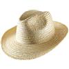 Classic Italy - Cappello Fedora Tesa Larga Nude Fedora Straw