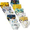 Domee Slip Intimo Cotone Dinosauro Bambino Confezione da 12 Multicolore 2-3 Anni (Dimensione del Produttore 100)