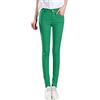 KBOPLEMQ Jeans da donna a vita alta, elasticizzati, in denim, slim fit, jeans a tubo, casual, tinta unita, con gamba dritta, taglie S-XXL