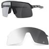 sunglasses restorer Lenti di ricambio fotocromatiche grigie compatibili con Oakley Sutro Lite S per ciclismo