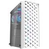 Darkflash Dk351 Computer Case (bianco) + 4 ventole Rgb