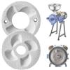 VEVOR Dischi di Macinazione di Ricambio Set di Disco 2 pezzi di Ricambio per Mulino Elettrico per Cereali GM-002 Piastra in Marmo 14x14 cm di Macinazione a Secco e Umido per Mais Creali Spezie