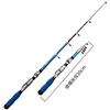 Generico Breve telescopica canna da pesca di filatura Mini Ultra Light Rod(Yellow,1.9m)