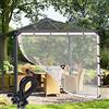 NBMfdSRY Teloni per Esterni, Tenda Trasparente da Esterno for Gazebo con Palline Elastiche E Corda, Diverse Dimensioni